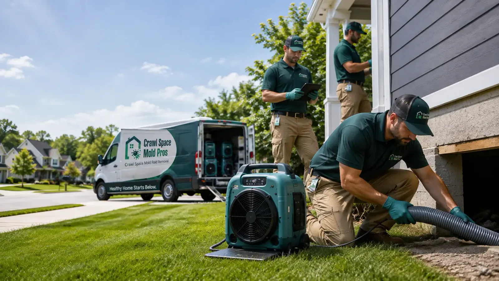 Crawl Space Mold Removal in Machesney Park, IL